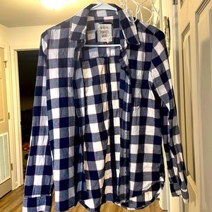 Blue/pink soft flannel